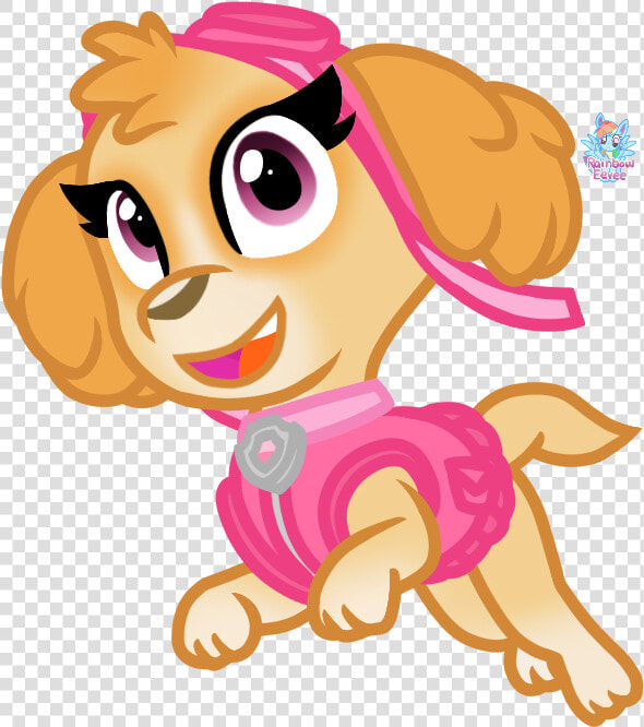 Skye Paw Patrol   Chase And Skye Paw Patrol Rainbow Da  HD Png DownloadTransparent PNG