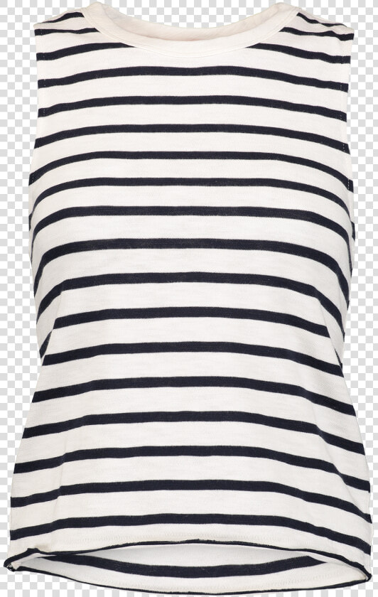 Halsey Stripe Tank White navy  HD Png DownloadTransparent PNG