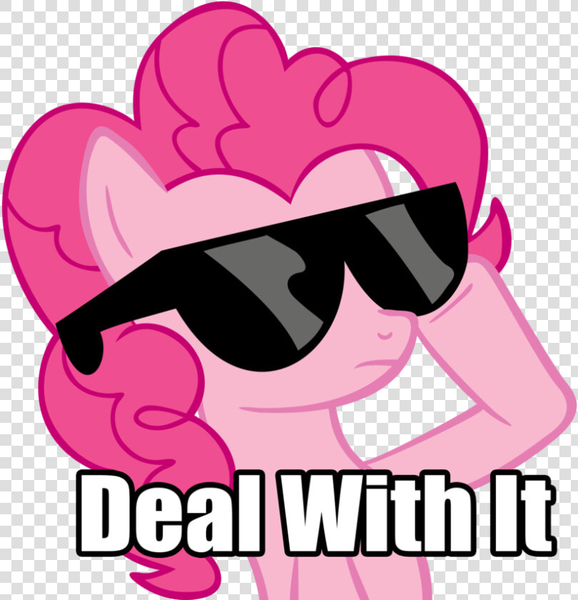Deal With It Pixel Sunglasses Png Photo   My Little Pony Funny Pinkie Pie  Transparent PngTransparent PNG