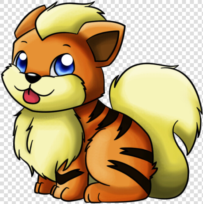 Cute Growlithe Drawing  HD Png DownloadTransparent PNG