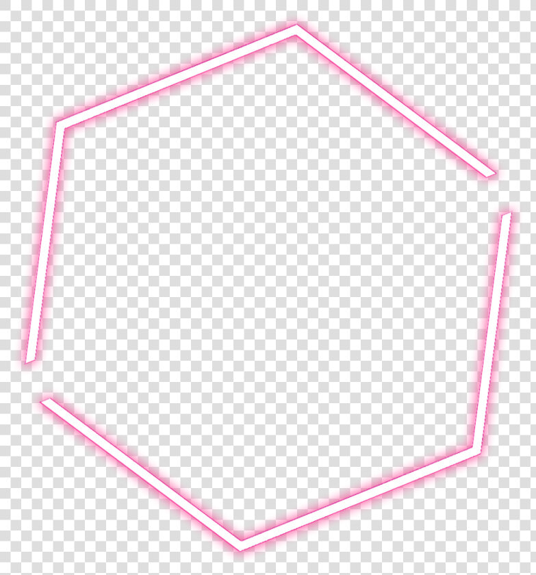  neon  glow  effect  neoneffect  polygon  border  geometric  HD Png DownloadTransparent PNG
