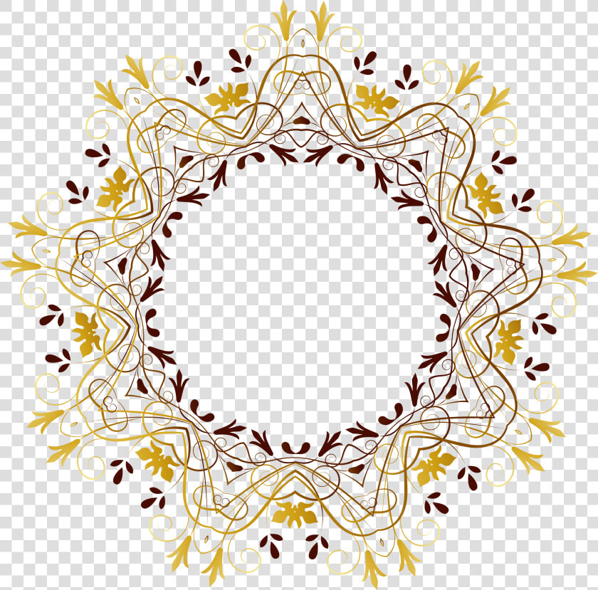 Flourishy Floral Design 15 Clip Arts   Ethnic Frame Design Png  Transparent PngTransparent PNG