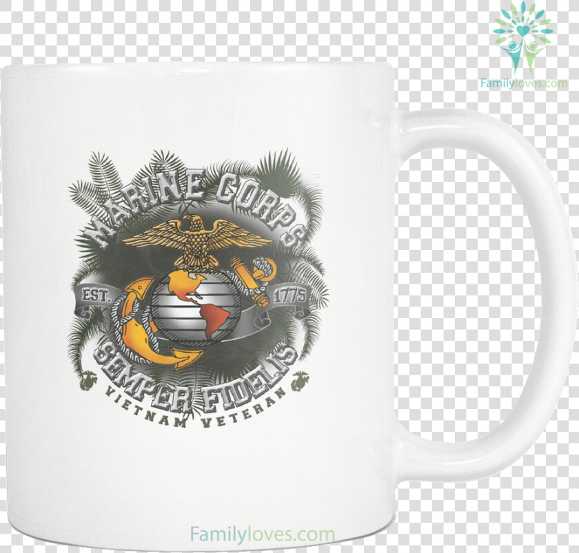 Marine Corp Est 1775 Semper Fidelis Vietnam Veteran   Cup  HD Png DownloadTransparent PNG