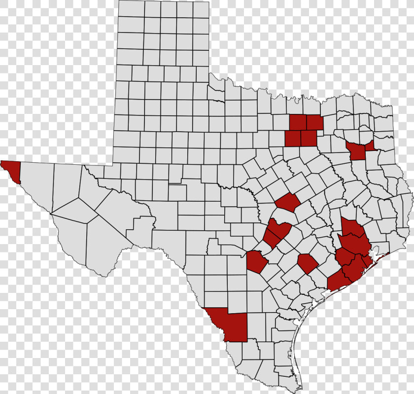 Map Of Texas Cogs   Free East Texas Counties Maps  HD Png DownloadTransparent PNG