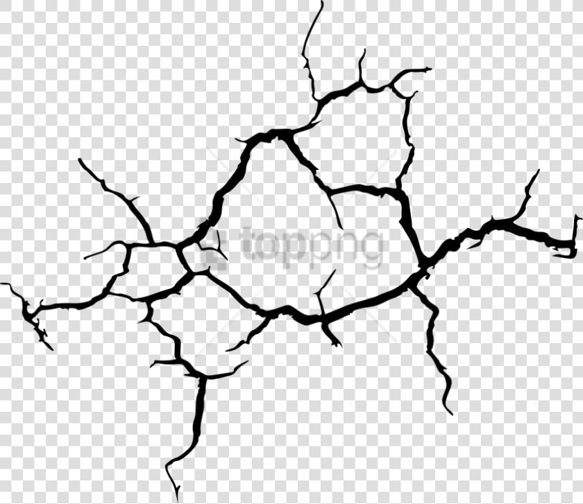 Cracked Drawing Glass   Transparent Background Crack Effect  HD Png DownloadTransparent PNG