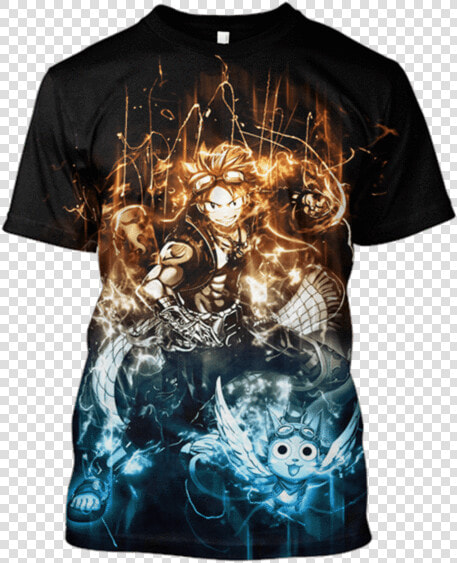 3d Natsu Dragneel Fairy Tail Tshirt   Displate Fairy Tail  HD Png DownloadTransparent PNG