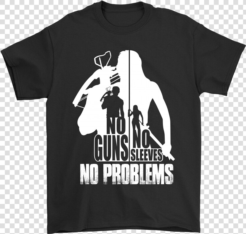 No Gun No Sleave No Problems The Walking Dead Shirts   Bernie Rainbow Unicorn Shirt  HD Png DownloadTransparent PNG