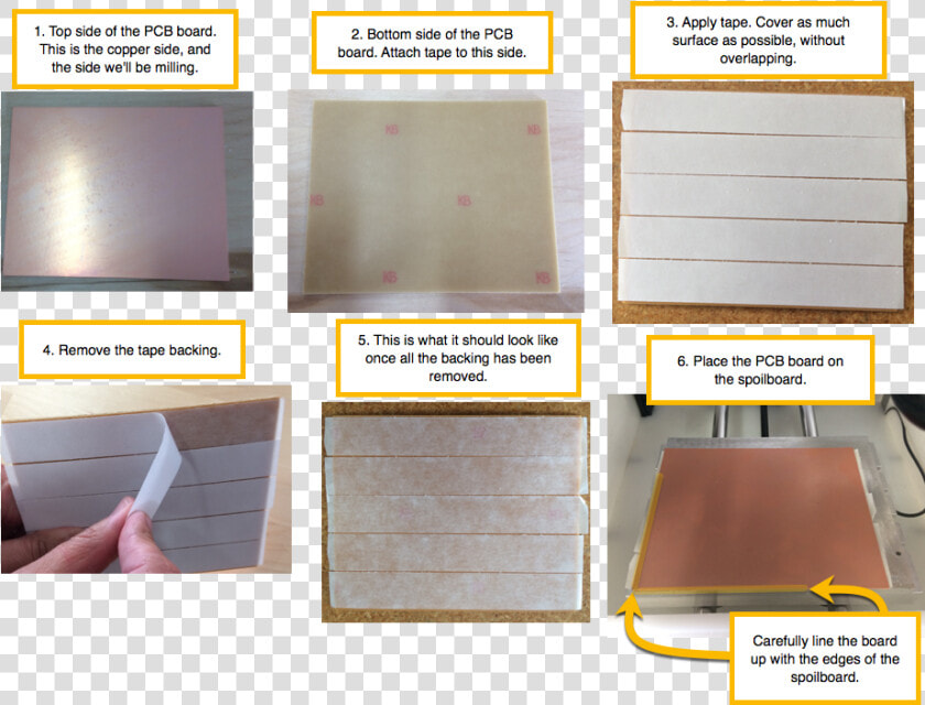 The Spoil Board Is Often Considered To Be “sacrificial ”   Pcb Board With Tape  HD Png DownloadTransparent PNG