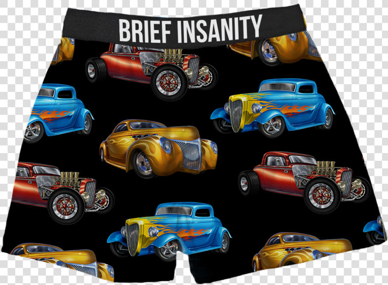 Hot Rod Boxer Shorts   Vintage Car  HD Png DownloadTransparent PNG