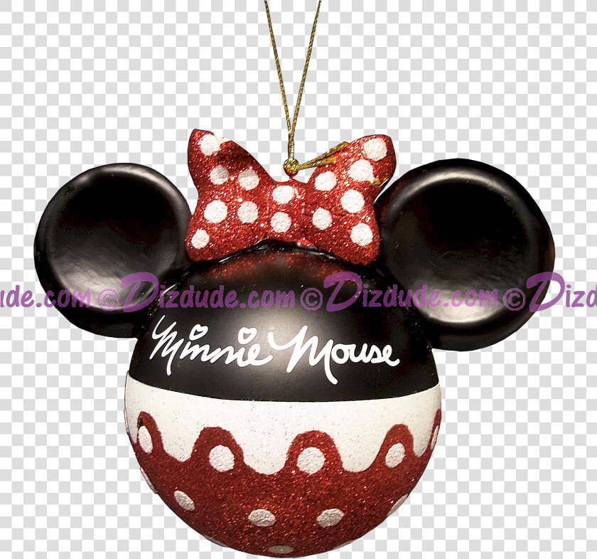 Disney Minnie Mouse Ears Christmas Tree Ornament ©   Christmas Ornament  HD Png DownloadTransparent PNG