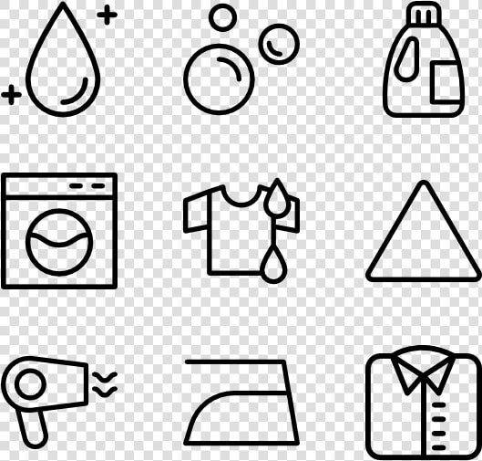 Linear Laundry Symbols   Phone Email Icon Png  Transparent PngTransparent PNG