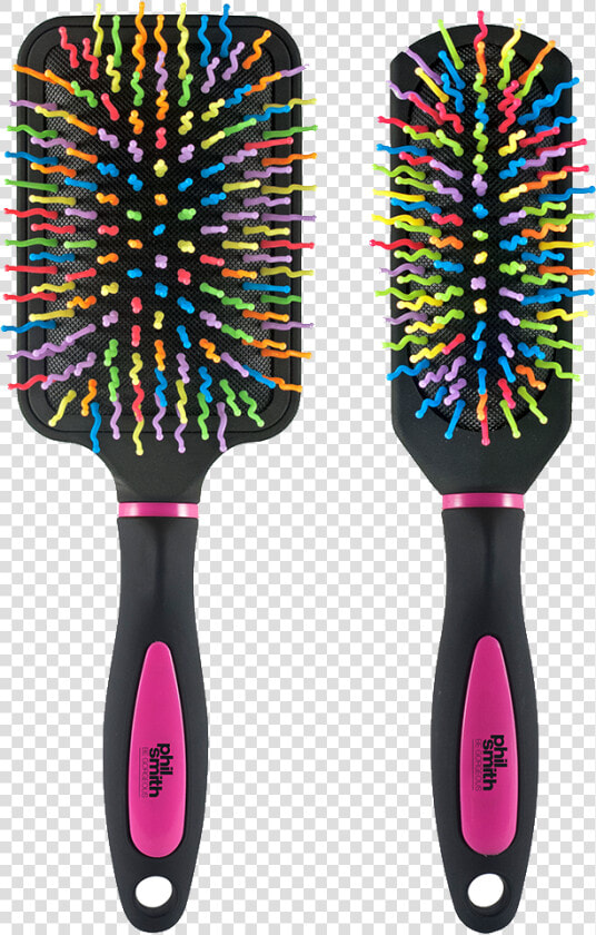 Smooth It Out Detangling Paddling Hair Brush   Phil Smith Detangling Brush  HD Png DownloadTransparent PNG