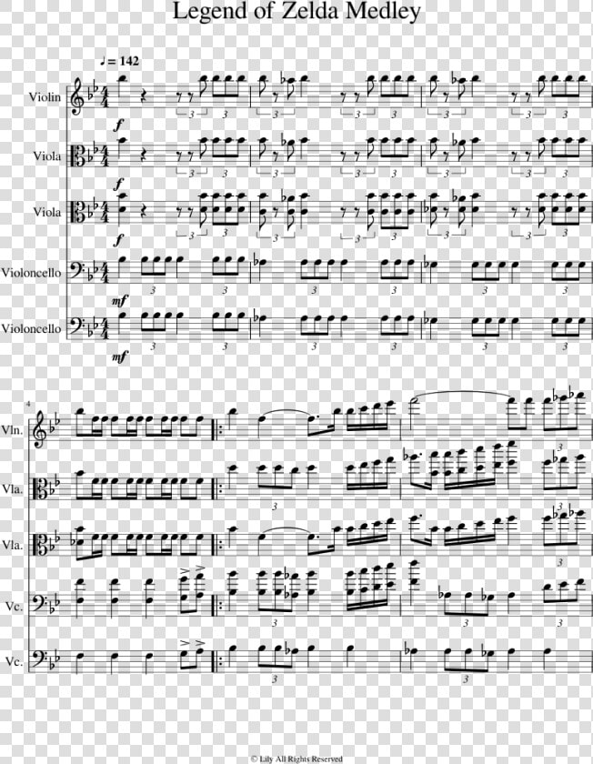 Legend Of Zelda Violin Sheet Music   I M Blue Violin Sheet Music  HD Png DownloadTransparent PNG