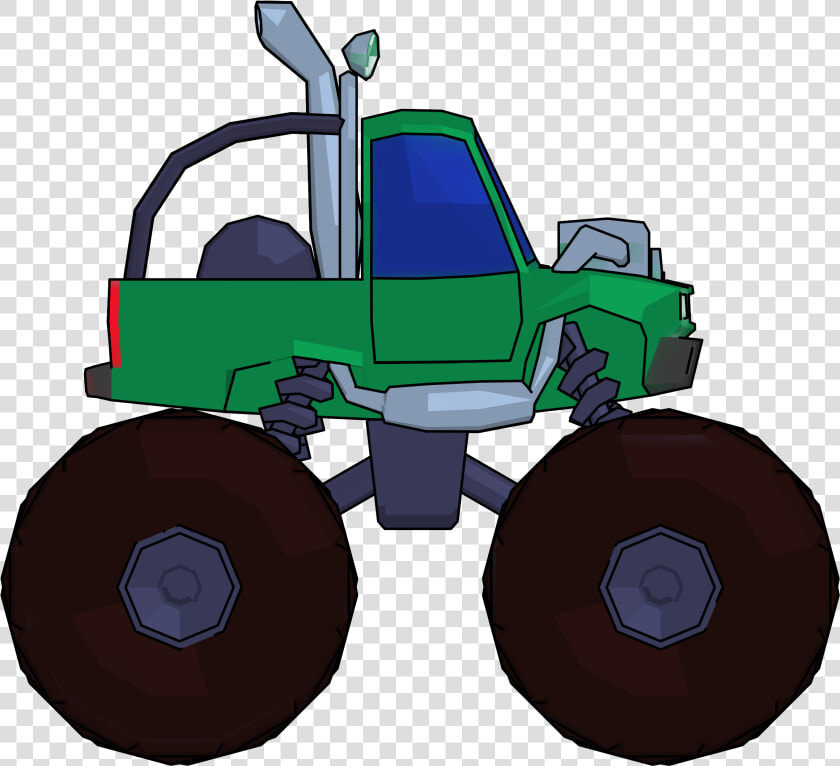 Monster Truck Cartoon Png Clipart Picture Side View  Transparent PngTransparent PNG