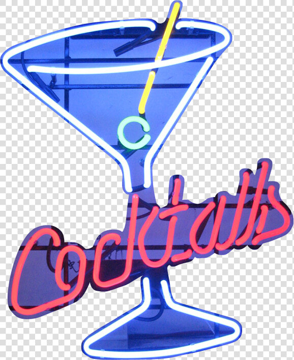 Cocktails Neon Sign Png  Transparent PngTransparent PNG
