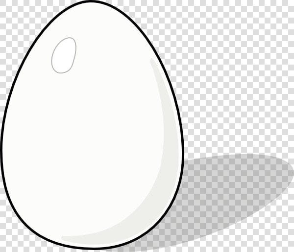 White Egg Svg Clip Arts   Clip Art For Egg White And Black  HD Png DownloadTransparent PNG