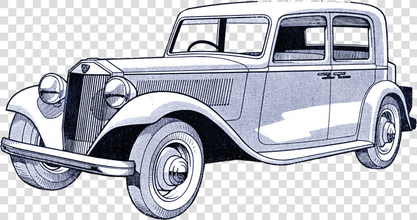 Car  Vintage  Drawing  Old  Antique  Automobile   Carros Antigos Para Desenhar  HD Png DownloadTransparent PNG