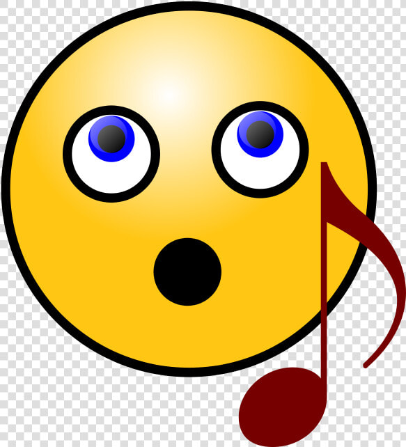 Smiley Clip Art Download   Singing Smiley Face Clip Art  HD Png DownloadTransparent PNG