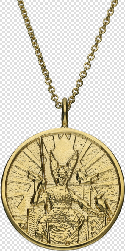 Gold Odin Pendant  HD Png DownloadTransparent PNG