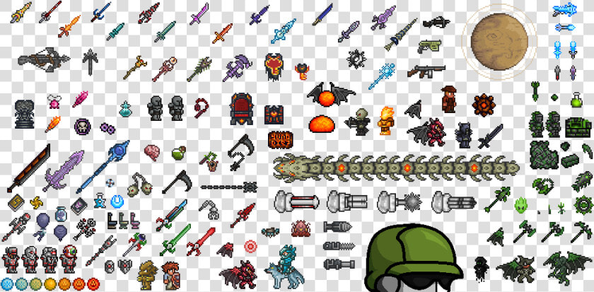 Download Террария Спрайты Clipart Minecraft Terraria   Terraria Fan Made Sprites  HD Png DownloadTransparent PNG
