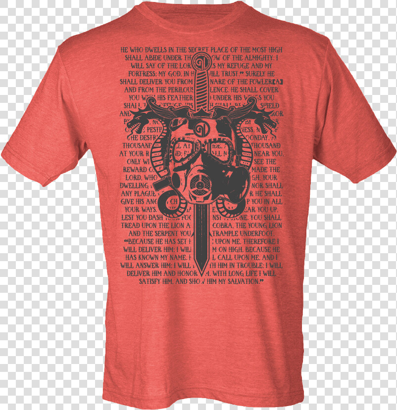 Psalm 91 Gas Mask Tee  HD Png DownloadTransparent PNG