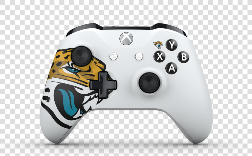 Xbox Design Lab Nfl Jacksonville Nfl Xbox Controller   Xbox Nfl Controllers  HD Png DownloadTransparent PNG