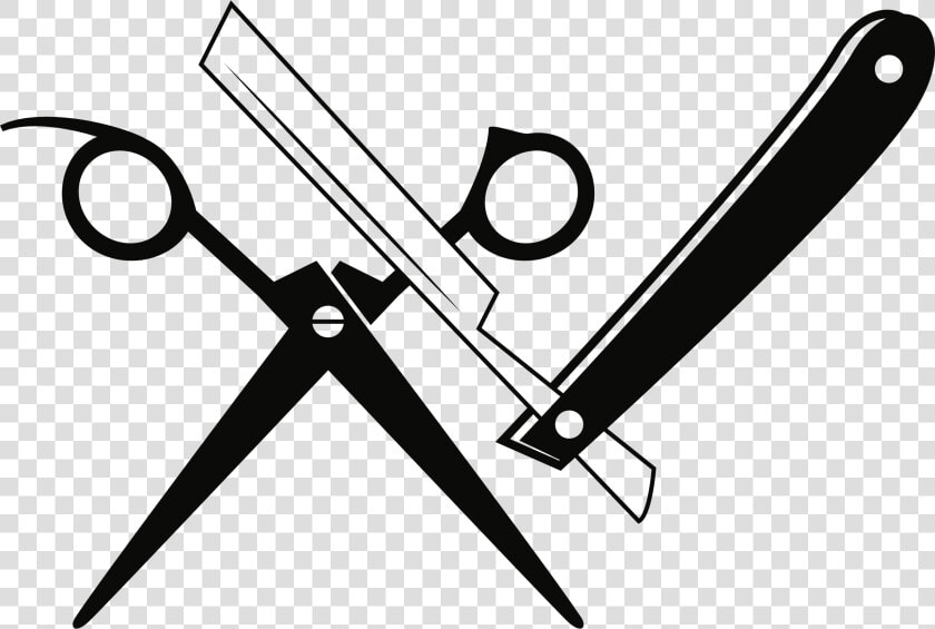 Transparent Scissors Clipart Png   Straight Razor Scissors Clip Art  Png DownloadTransparent PNG