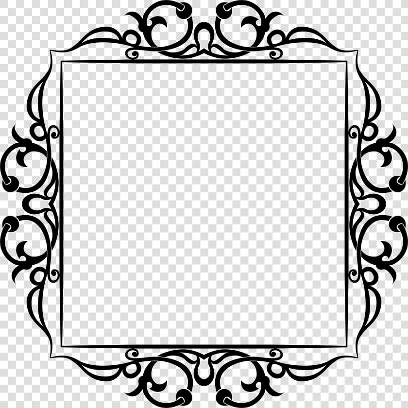 Banner Royalty Free Stock Decorative Svg Floral   Free Frame Border Clipart  HD Png DownloadTransparent PNG