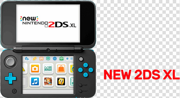 Nintendo New 2ds Xl Black  HD Png DownloadTransparent PNG
