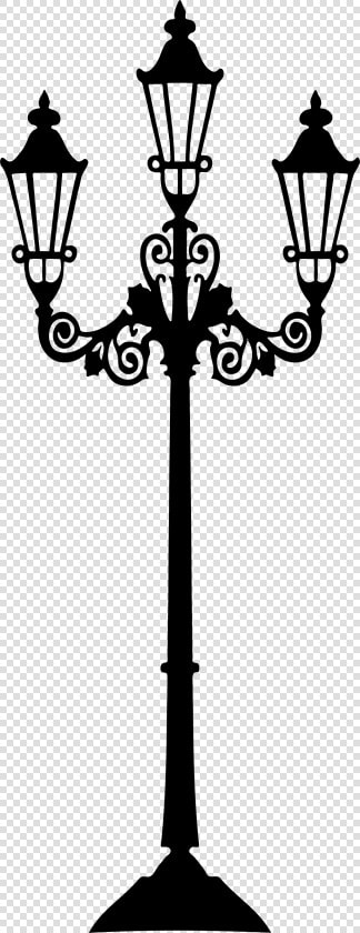 Streetlight Clipart Transparent   Lamp Post Silhouette Png  Png DownloadTransparent PNG