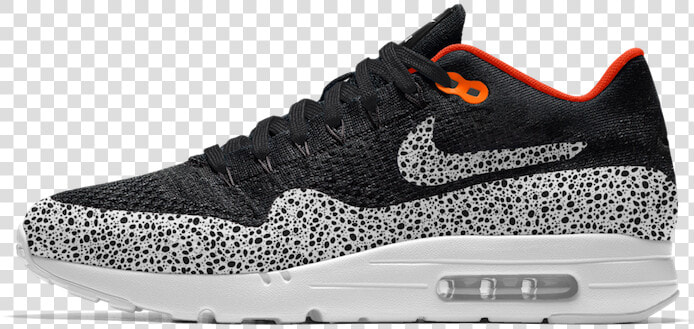 Nike Air Max 1 Flyknit Safari  HD Png DownloadTransparent PNG