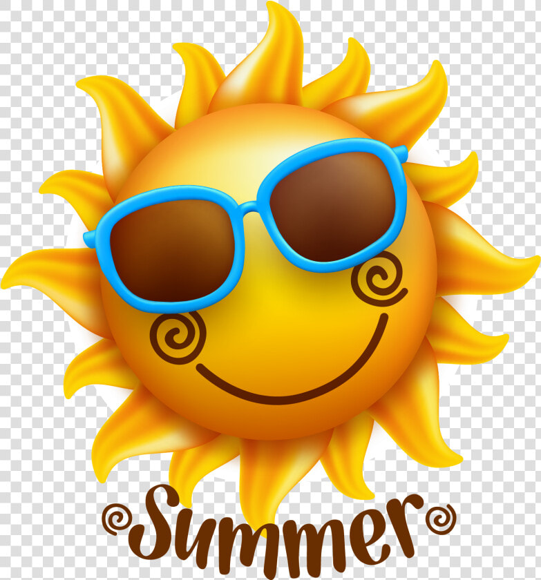 Summer Sun Illustration Drawing Cartoon Stock   Cartoon Summer Sun  HD Png DownloadTransparent PNG