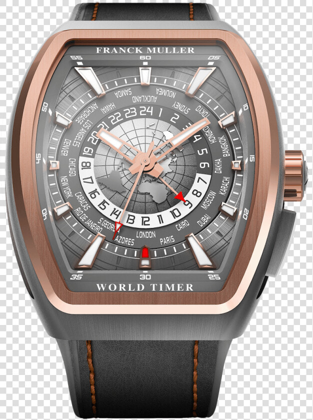 V45 Tt 5n   Franck Muller Vanguard World Timer  HD Png DownloadTransparent PNG
