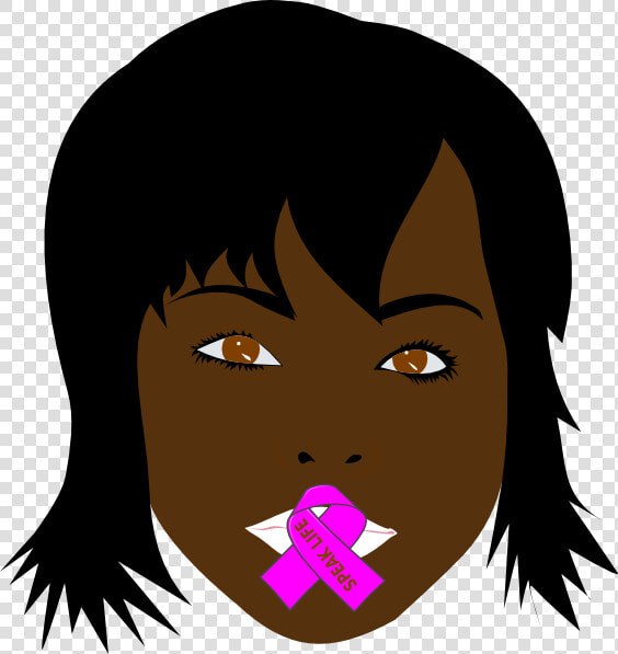 Speak Life Dark Brown Woman Svg Clip Arts   Womanafro Clip Art  HD Png DownloadTransparent PNG