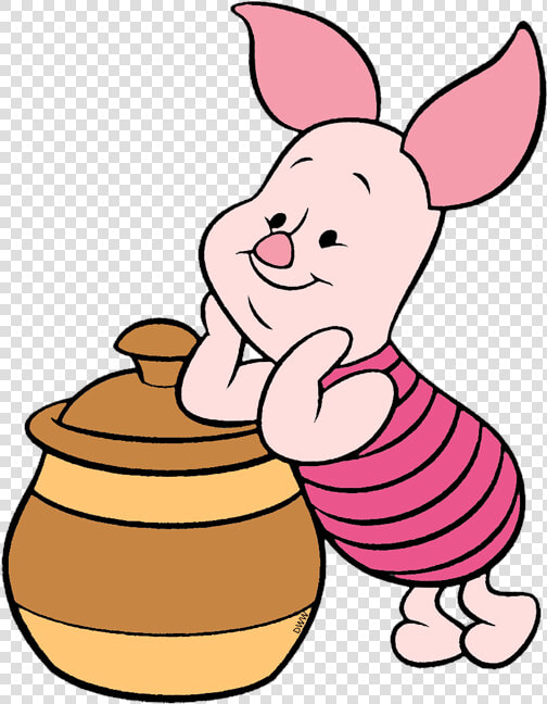 Piglet With Honey Pot Clipart Piglet Winnie The Pooh   Piglet And Hunny Pot  HD Png DownloadTransparent PNG