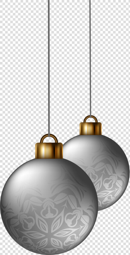 Clip Art Silver Christmas Balls   Silver Christmas Ornament Png  Transparent PngTransparent PNG
