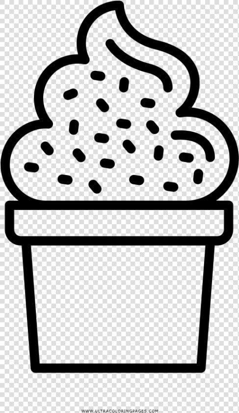 Ice Cream Cup Coloring Page   Ice Cream In Cup Coloring Pages  HD Png DownloadTransparent PNG