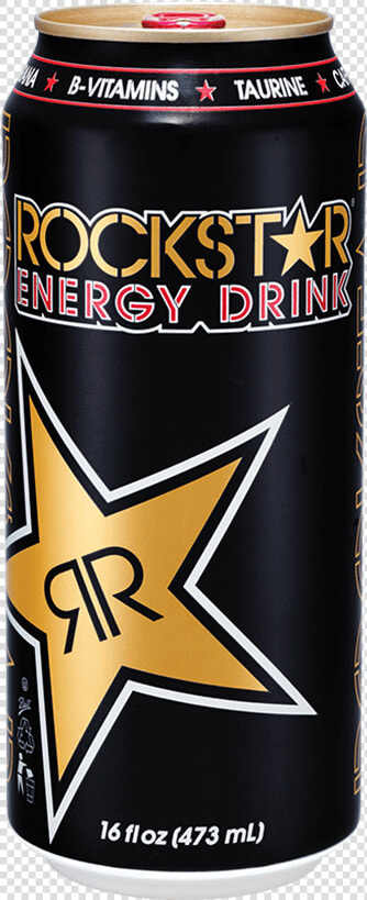 Rock Star Energy Drink Can  Black  Gold  amp  Red   Guinness  HD Png DownloadTransparent PNG