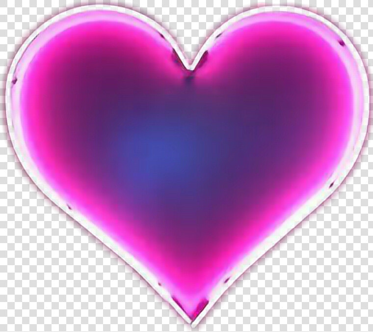  herz  love  liebe  iloveyou  neon  leuchten  glow   Pink Love Heart Small  HD Png DownloadTransparent PNG