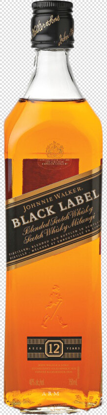 Johnnie Walker Black Label 200 Ml  HD Png DownloadTransparent PNG