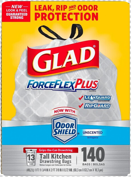 Glad Trash Bags  HD Png DownloadTransparent PNG