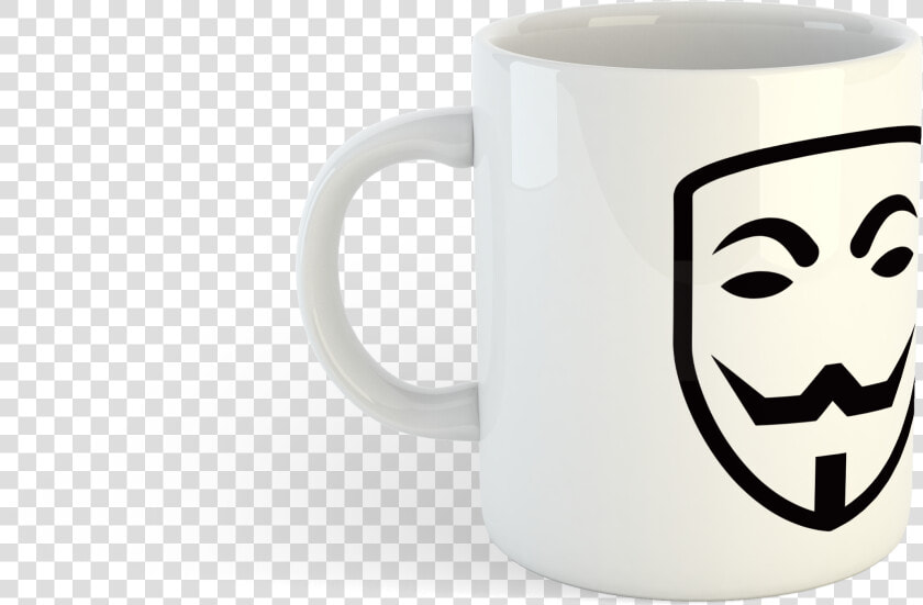 Guy Fawkes Vendetta Mug   Coffee Cup  HD Png DownloadTransparent PNG