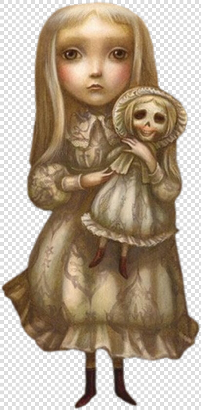  girl  doll  creepy  horror  surreal  skeleton  freetoedit   Alice De L Autre Côté Du Miroir Benjamin Lacombe  HD Png DownloadTransparent PNG