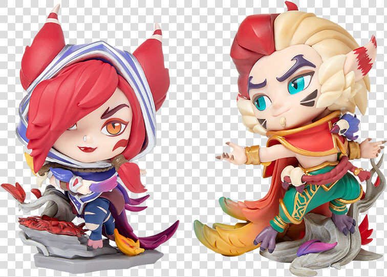 Xayah Rakan Figure  HD Png DownloadTransparent PNG