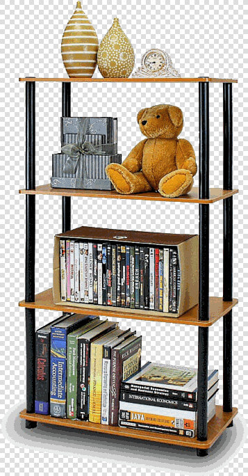 Furinno Turn N Tube 4 Tier Shelf   Bookcase  HD Png DownloadTransparent PNG