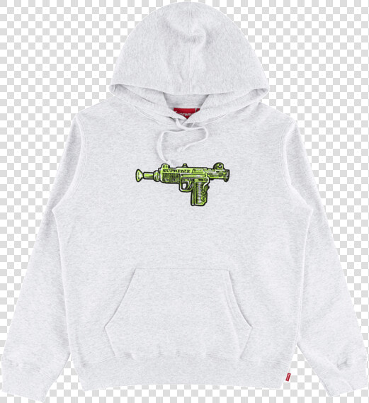 Supreme Uzi Hoodie Sweatshirt Ss 19   Hoodie  HD Png DownloadTransparent PNG