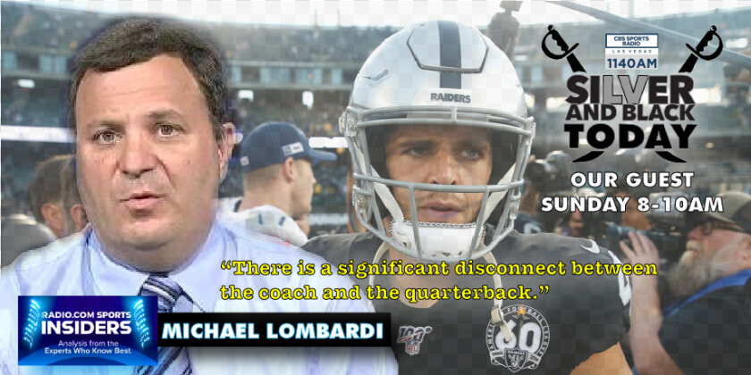 Michael Lombardi Derek Carr Raiders Jon Gruden   Next Year Raiders  HD Png DownloadTransparent PNG