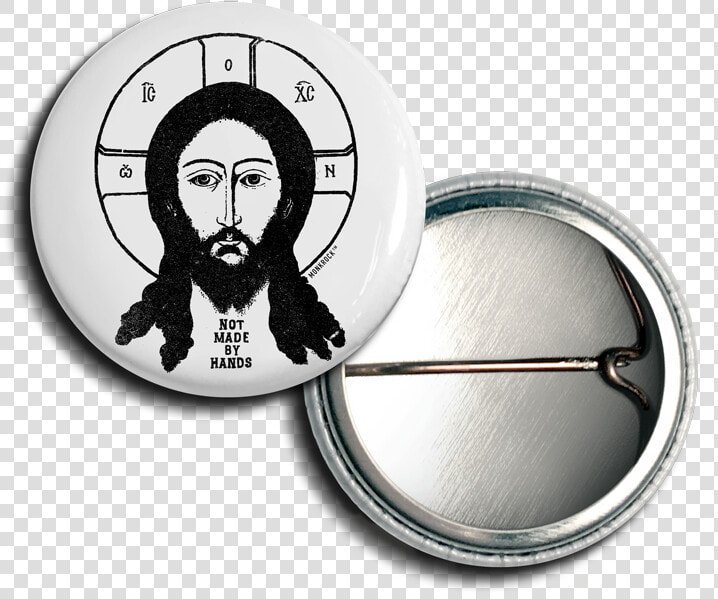 Jesus Not Made By Hands Button Class   Rule Of Saint Benedict  HD Png DownloadTransparent PNG