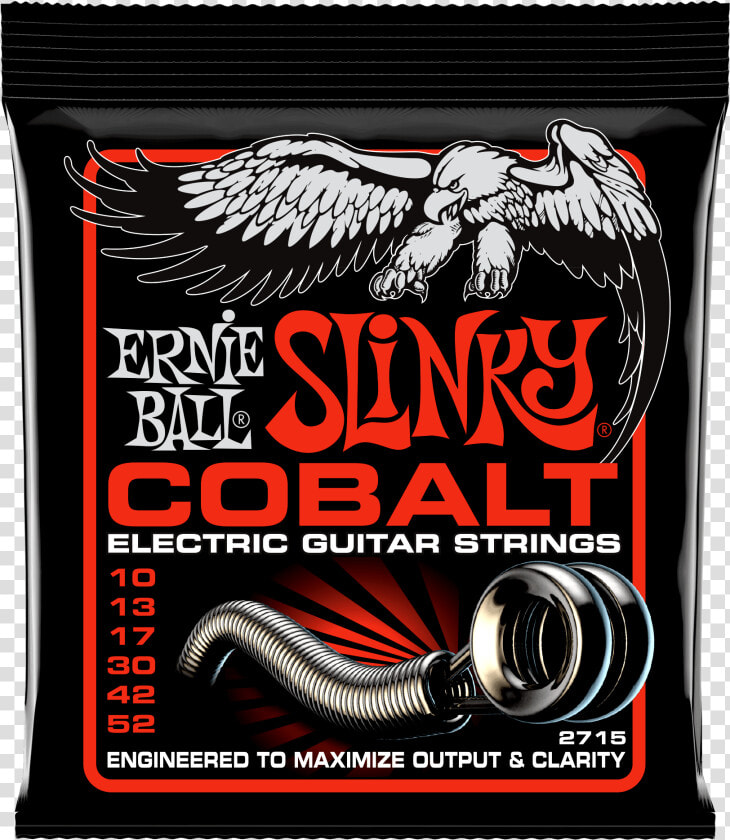 Skinny Top Heavy Bottom Slinky Cobalt Electric Guitar   Ernie Ball Hybrid Slinky Cobalt  HD Png DownloadTransparent PNG