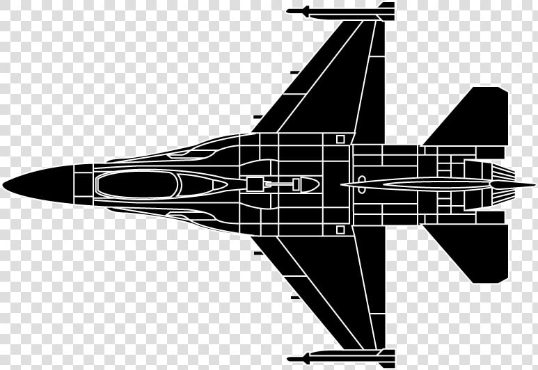 F 16 Top View   Png Download   Top View Of F16  Transparent PngTransparent PNG